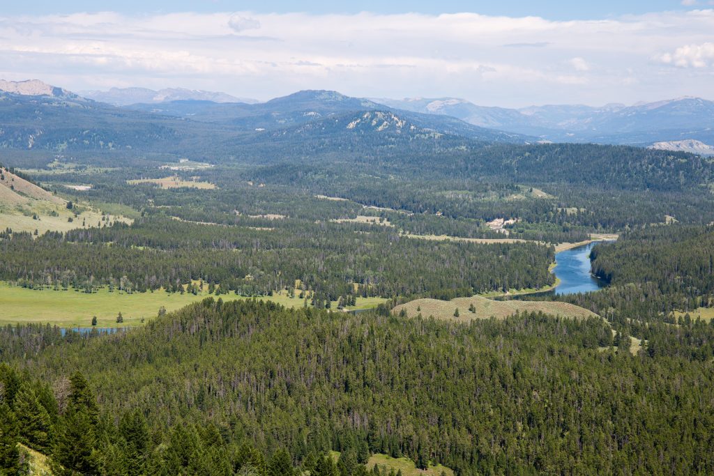 Uitzicht vanaf Signal Mountain