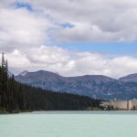 Lake Louise met het luxehotel Chateau Lake Louise Lake Louise met het luxehotel Chateau Lake Louise